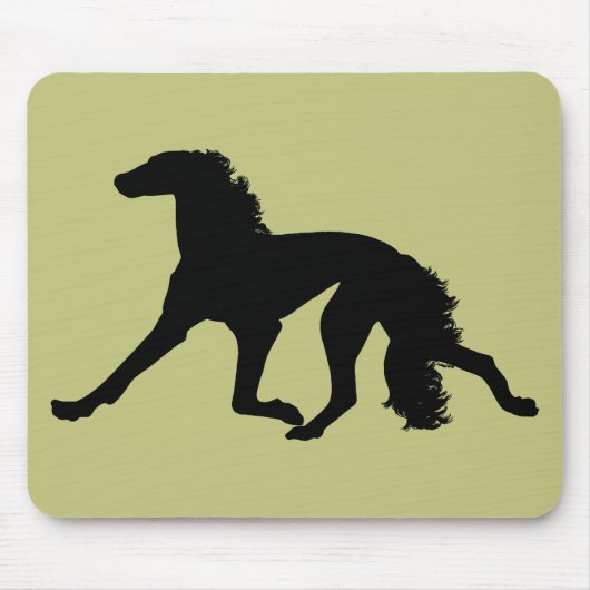 Saluki Silhouette Muismat (Voorkant)