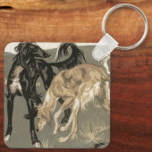 Saluki Sleutelhanger (Achterkant)