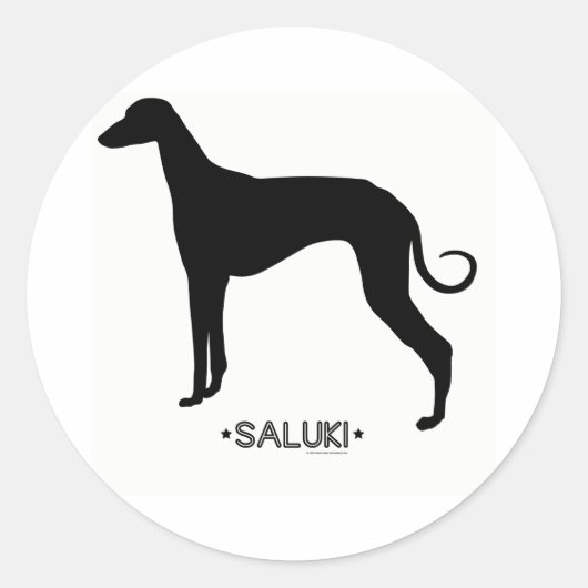 Saluki Sticker (Voorkant)