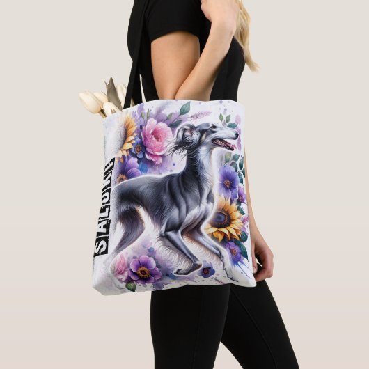 Saluki Tote Bag (Dichtbij)