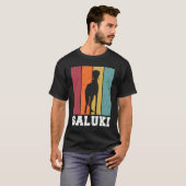 Saluki Vintage  2 T-shirt (Voorkant volledig)
