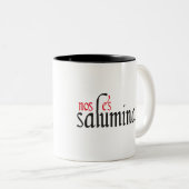 Saluminati Coffee Mugs Tweekleurige Koffiemok (Voorkant rechts)