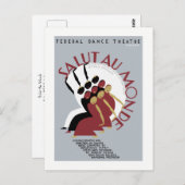 Salut Au Monde Briefkaart (Voorkant / Achterkant)