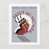 Salut Au Monde Briefkaart (Voorkant)