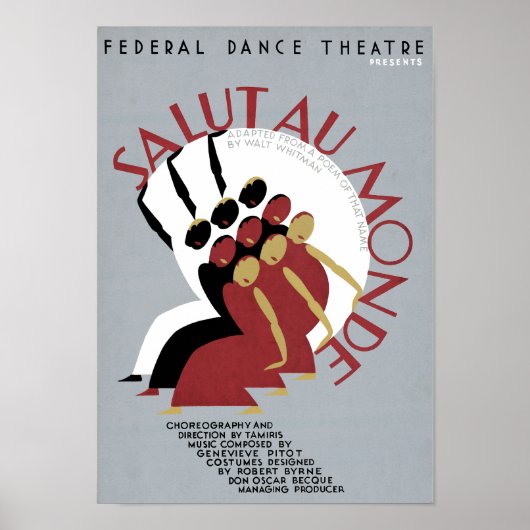 Salut Au Monde Poster (Voorkant)