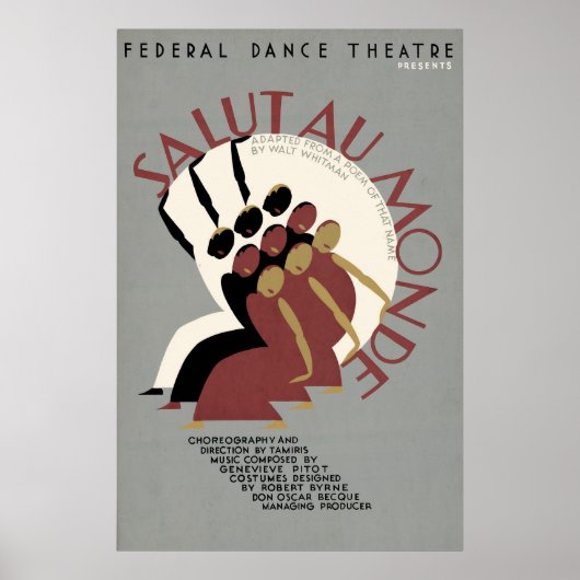 Salut Au Monde Poster (Voorkant)