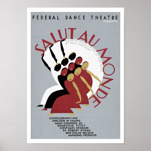 Salut Au Monde Poster (Voorkant)