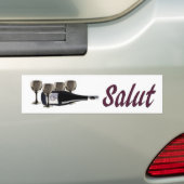 salut bumpersticker (Op auto)