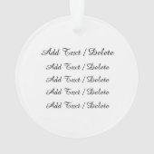 Salut Wine Monogram Ornament (achterkant)