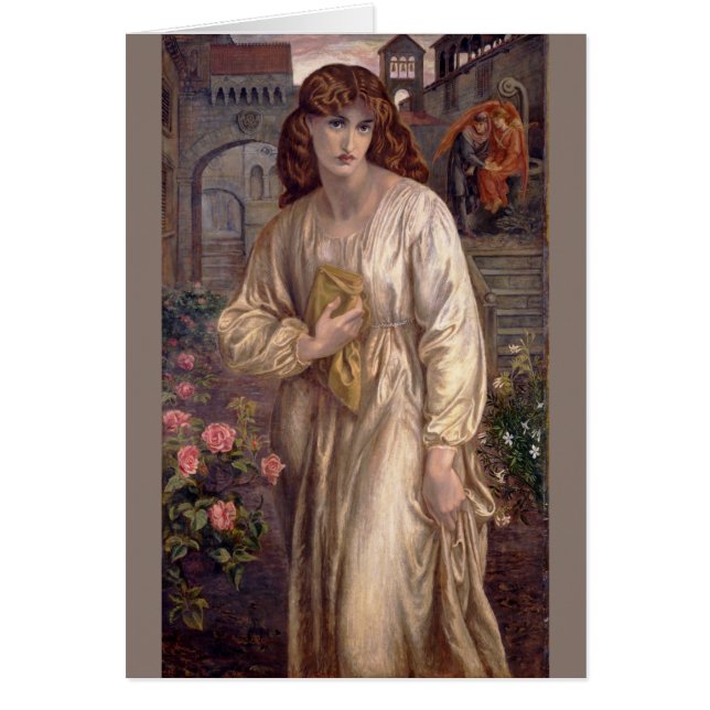 Salutatie van Beatrice door Dante Gabriel Rossetti (Voorkant)