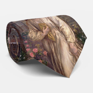 Salutatie van Beatrice door Dante Gabriel Rossetti Stropdas