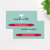 Salute Alcohol drink Blot Visitekaartje (Bureau)