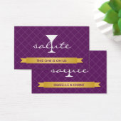 Salute Alcohol drink Blot Visitekaartjes (Bureau)