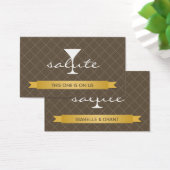 Salute Alcohol drink Blot Visitekaartjes (Bureau)