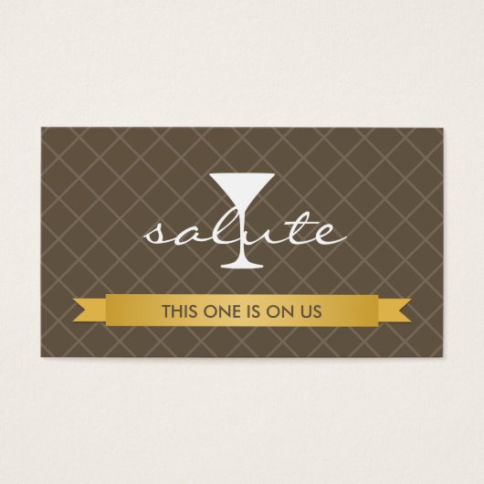 Salute Alcohol drink Blot Visitekaartjes (Voorkant)