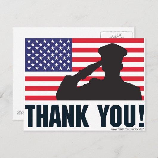 Salute Briefkaart (Voorkant / Achterkant)