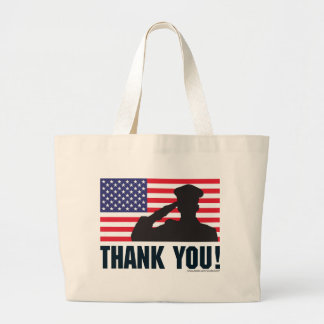 Salute Grote Tote Bag