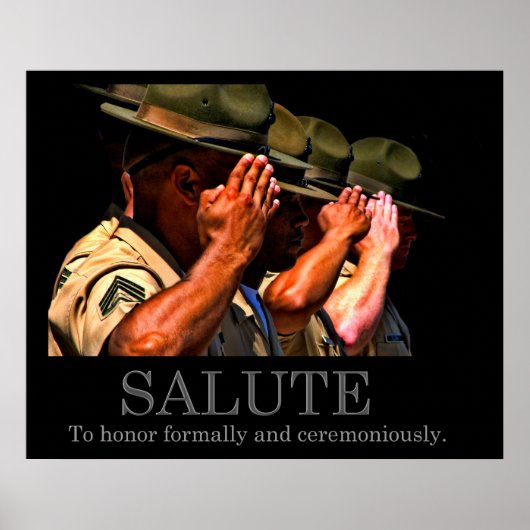 Salute Poster (Voorkant)