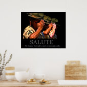 Salute Poster (Keuken)