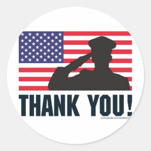 Salute Ronde Sticker