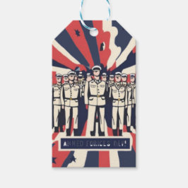 "Salute to Service: Happy Armed Forces Day" T-shir Cadeaulabel