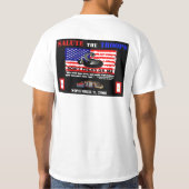 SALUTE, TROEPEN, de T-shirt (Achterkant)