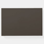 Saluting Amerikaanse soldaat voor herdenkingsdiens Gastenboek (Achterkant)