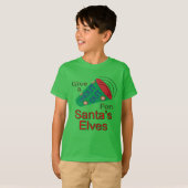Saluut aan de elven van de Kerstman T-shirt (Voorkant volledig)