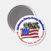 Saluut aan de Troepen Magneet (Voorkant / Achterkant)