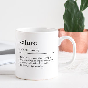 Saluut Definitie Italiaans woord Carpe Diem Koffiemok