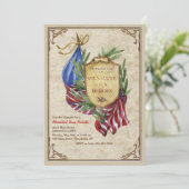 Saluut voor onze uitnodiging voor helden (Staand voorkant)