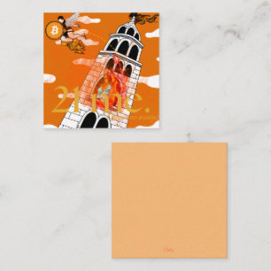 Salva me. notitiekaartje