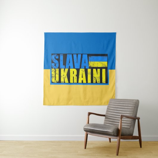 Salva Ukraini Tapestry Wandkleed (In situ)