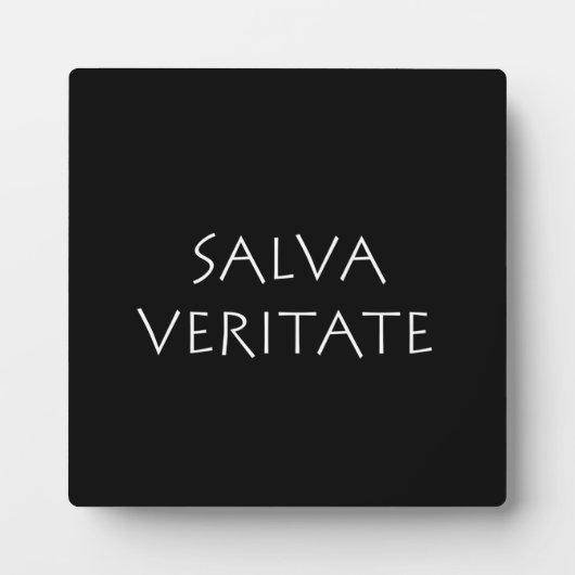 Salva veritate fotoplaat (Voorkant)