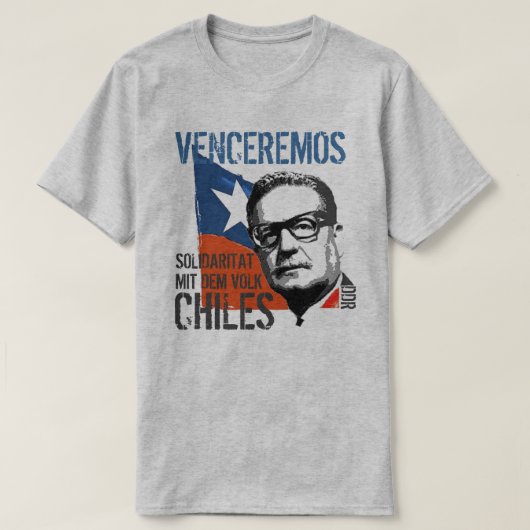 SALVADOR ALLENDE T-SHIRT (Design voorkant)