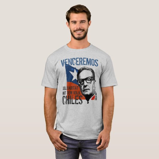 SALVADOR ALLENDE T-SHIRT (Voorkant volledig)