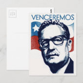 Salvador Allende - Venceremos Briefkaart (Voorkant / Achterkant)