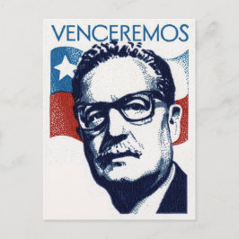 Salvador Allende - Venceremos Briefkaart