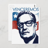 Salvador Allende - Venceremos Briefkaart (Voorkant / Achterkant)