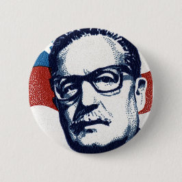 Salvador Allende - Venceremos Ronde Button 5,7 Cm