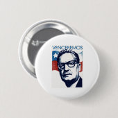 Salvador Allende - Venceremos Ronde Button 5,7 Cm (Voorkant /achterkant)