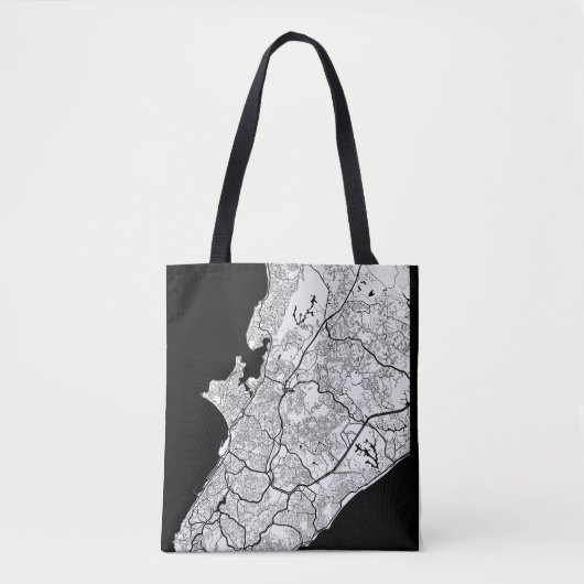 Salvador Brazilië Kaart Tote Bag (Voorkant)