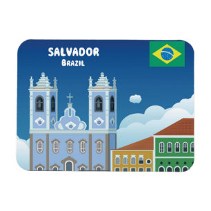 Salvador Brazilië Magneet