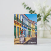 Salvador Brazilië Perlourinho Reizen Briefkaart (Staand voorkant)