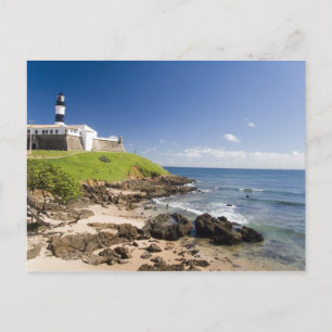 Salvador, Brazilië Porto da Barra en de Briefkaart