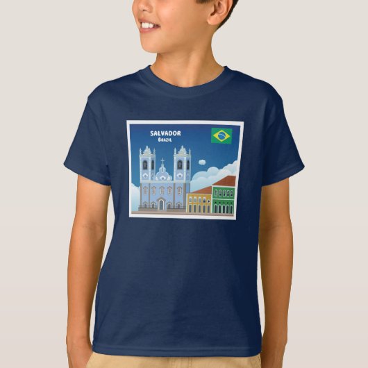 Salvador Brazilië T-shirt (Voorkant)