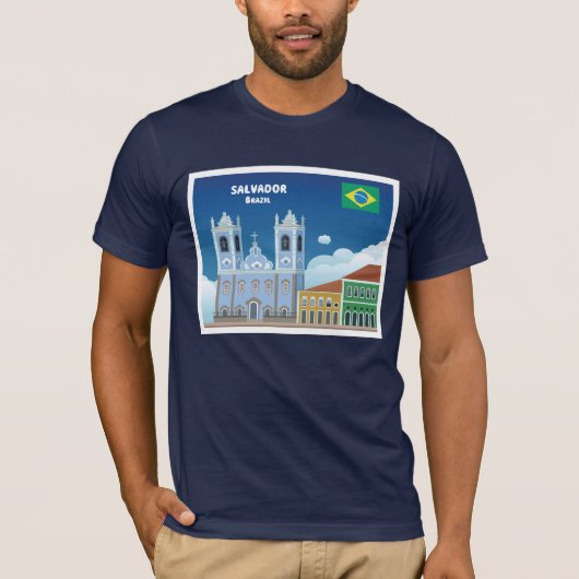 Salvador Brazilië T-shirt (Voorkant)