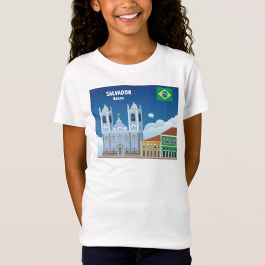 Salvador Brazilië T-shirt (Voorkant)