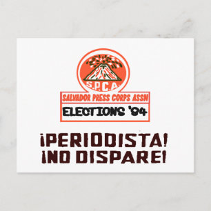 Salvador Press Assn 1984 Briefkaart