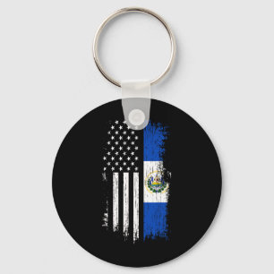 Salvadoraanse Amerikaanse vlag - El Salvador Usa T Sleutelhanger